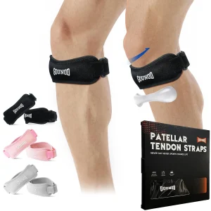 Adjustable Knee Support Straps for Running & Pain Relief
