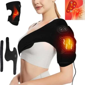 Heated Shoulder Brace with Vibration & Graphene Heat
