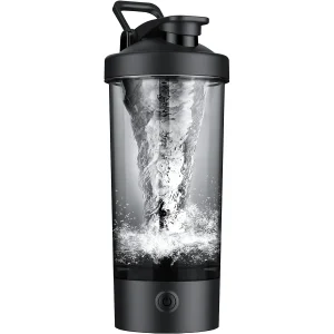 Premium Electric Protein Shaker Bottle, 22oz Blender for Mixing Protein, Gym Portable Cup, and Cocktails